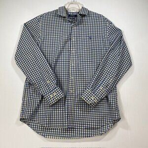 Polo Ralph Lauren Plaid Long Sleeve Button Down Shirt XL‎ Non Iron Office Casual